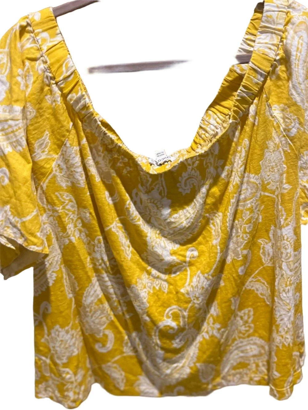 38. WOMENS CHICO’S 4/XXL DETAIL TOP - Picture 5 of 5